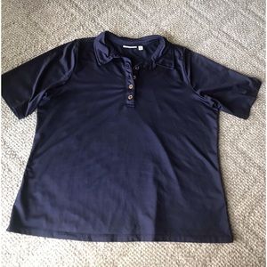 Susan Graver Tops - A navy blue shirt, with golden buttons.💙💙 Susan Graver Tops - A navy blue shirt, with golden buttons.💙💙